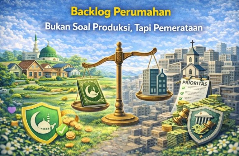 Backlog Perumahan Bukan Soal Produksi, Tapi Pemerataan